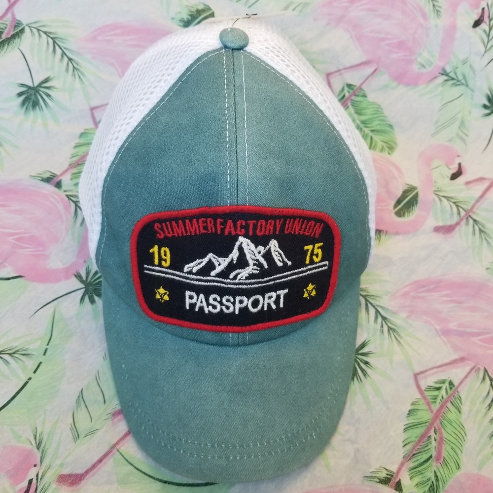 Zara Man Trucker Hat NWT OSFM Snapback Front Patch